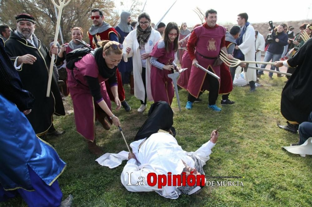 Refriega, acto de capitulación del Torneo Medieval y degustación de arroz desde la Fortaleza del Sol de Lorca