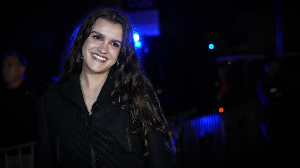 La cantante, Amaia, asiste al listening party de Rosalía