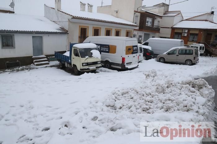 Nieve en Coy y Avilés (Lorca)