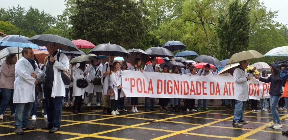 Las imágenes de la huelga de Primaria en Galicia