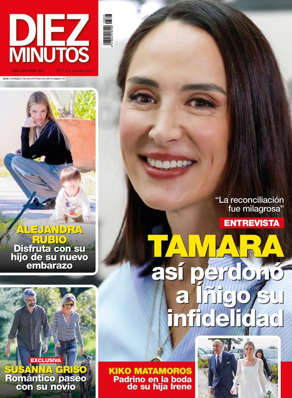 Portada revista 'Diez Minutos' del 25 de marzo