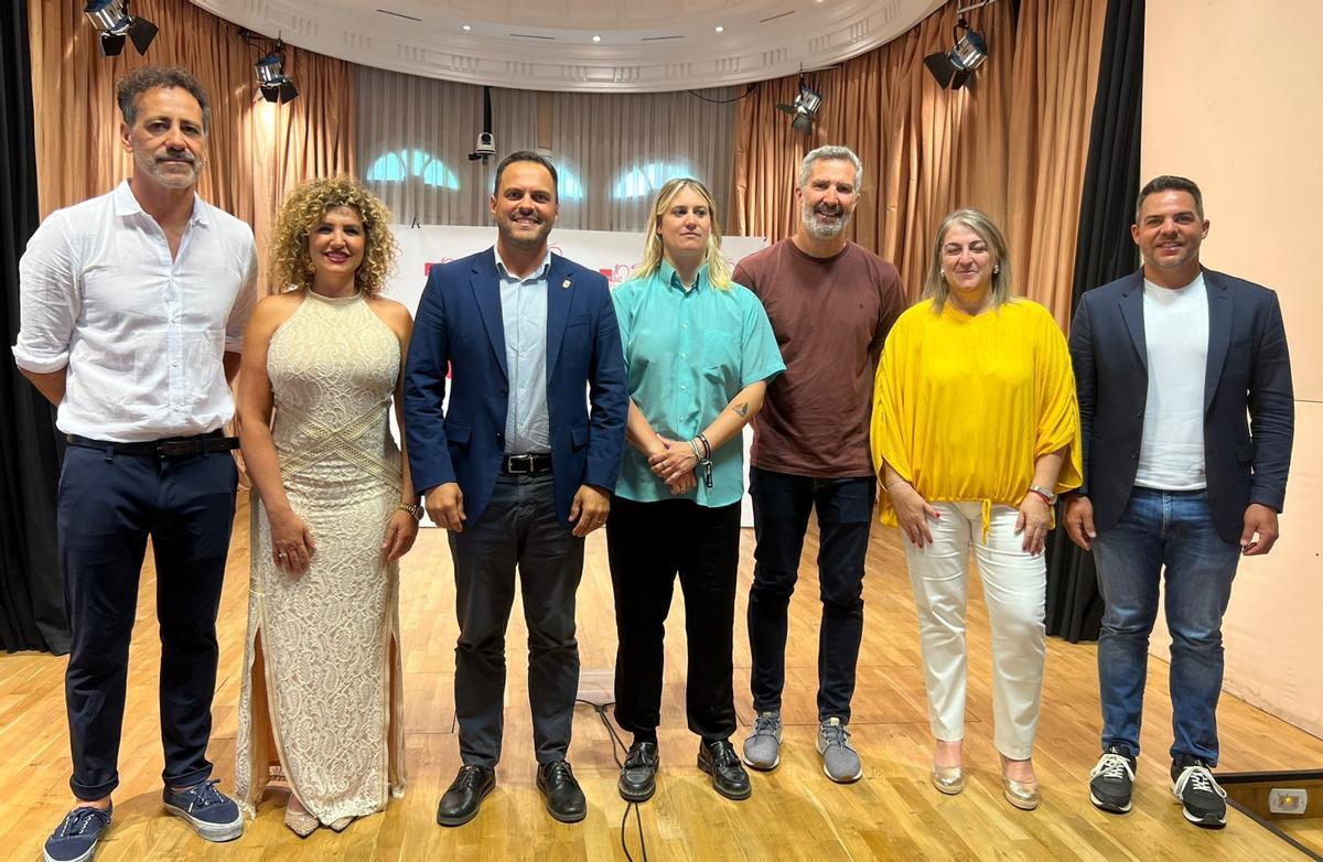 Presentación del Festival Arrecife en Vivo, este martes, en la sede de la SGAE en Madrid