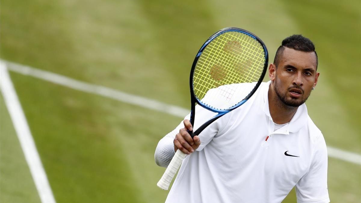 rpaniagua48899143 wimbledon  united kingdom   02 07 2019   nick kyrgios of aus190702160201