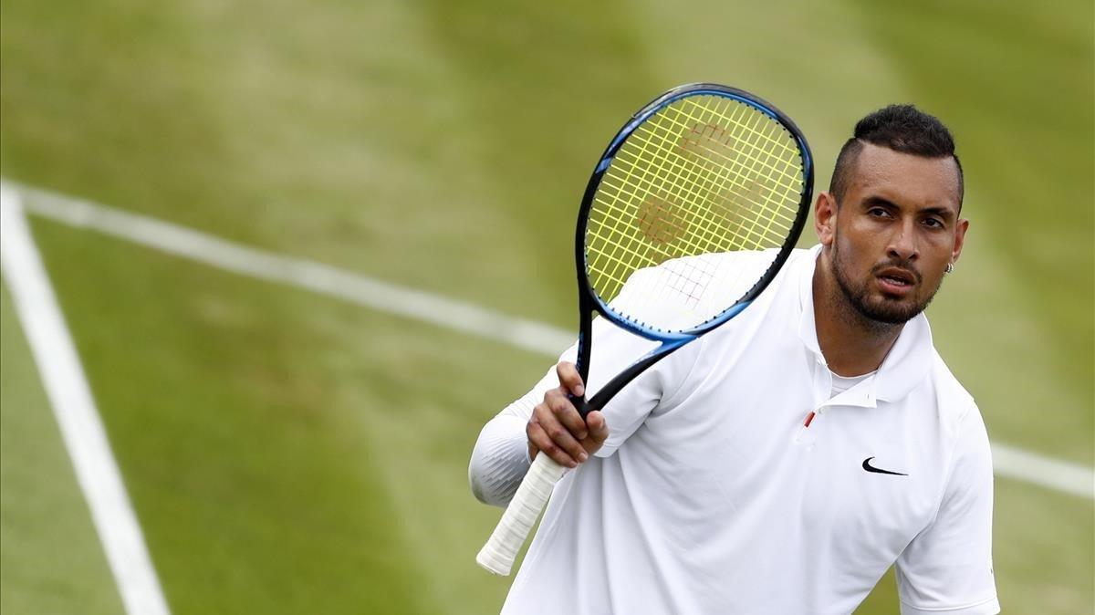 rpaniagua48899143 wimbledon  united kingdom   02 07 2019   nick kyrgios of aus190702160201