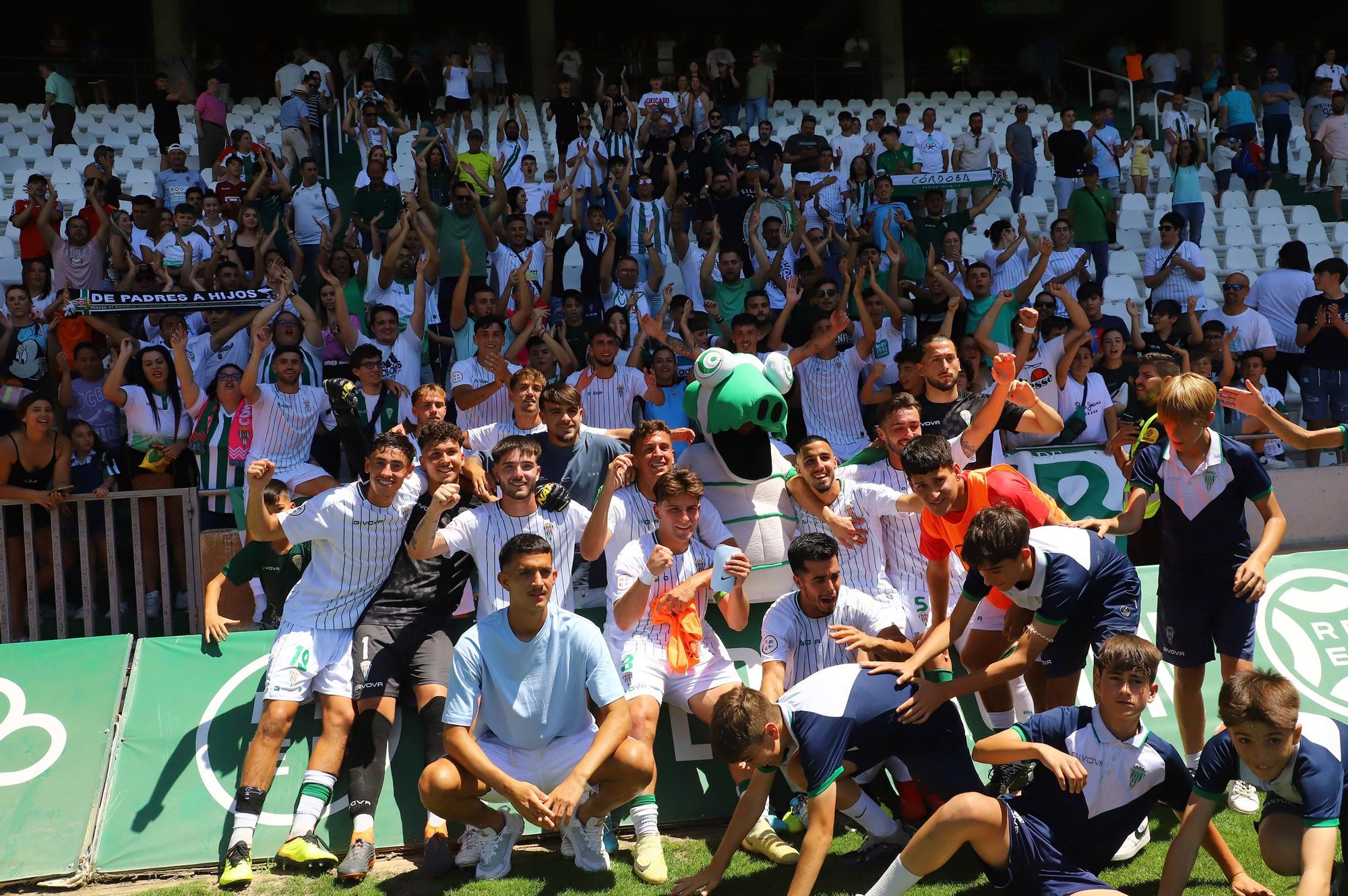 El derbi de play off entre el Córdoba B y el Ciudad de Lucena, en  imágenes