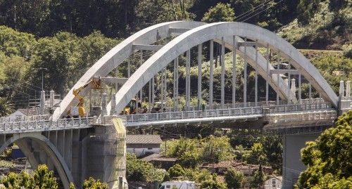 Obras en Puente de O Pedrido