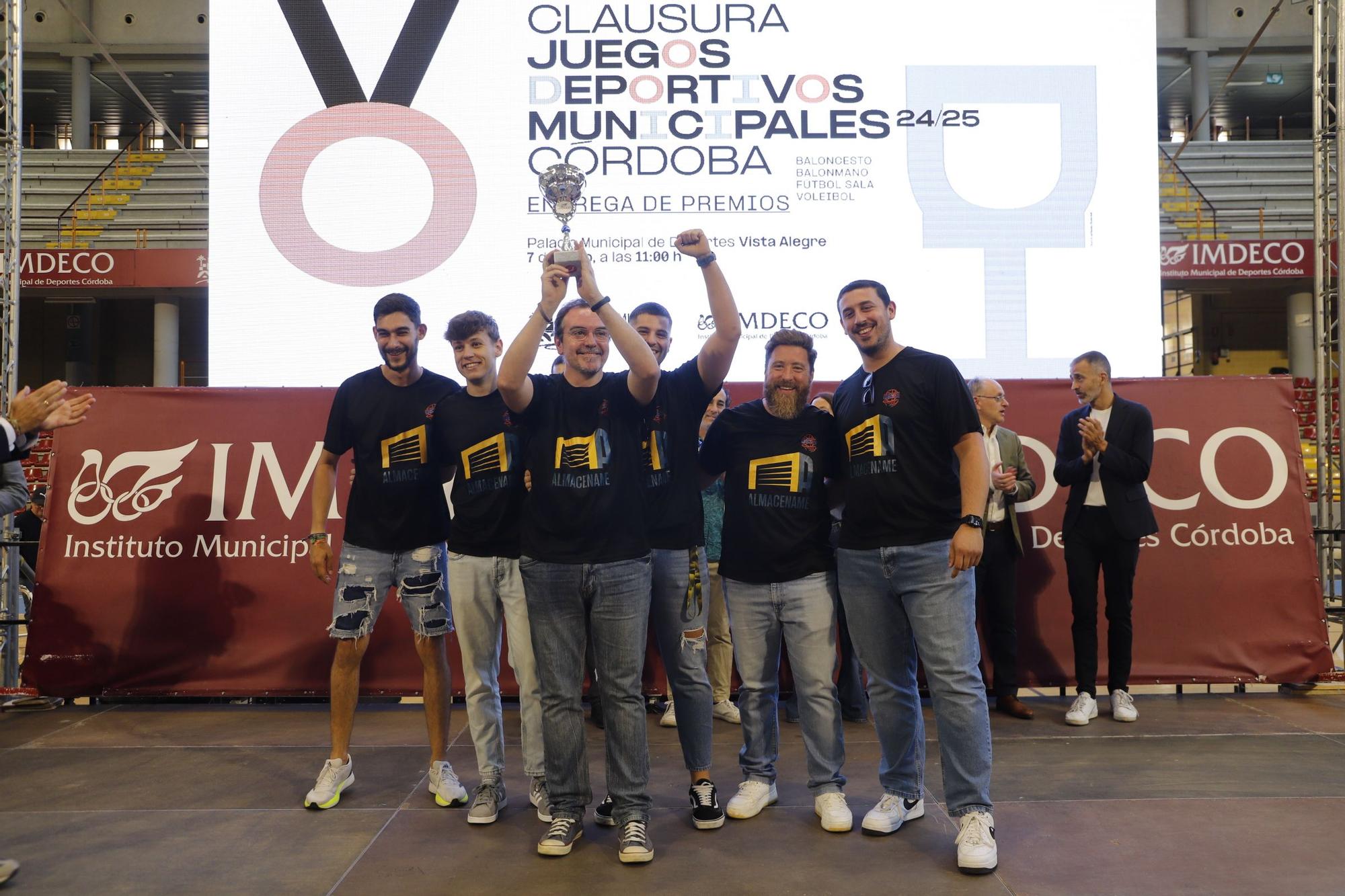 La entrega de premios de los Juegos Municipales en imágenes
