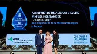 El aeropuerto de Alicante-Elche recoge el premio al mejor de Europa