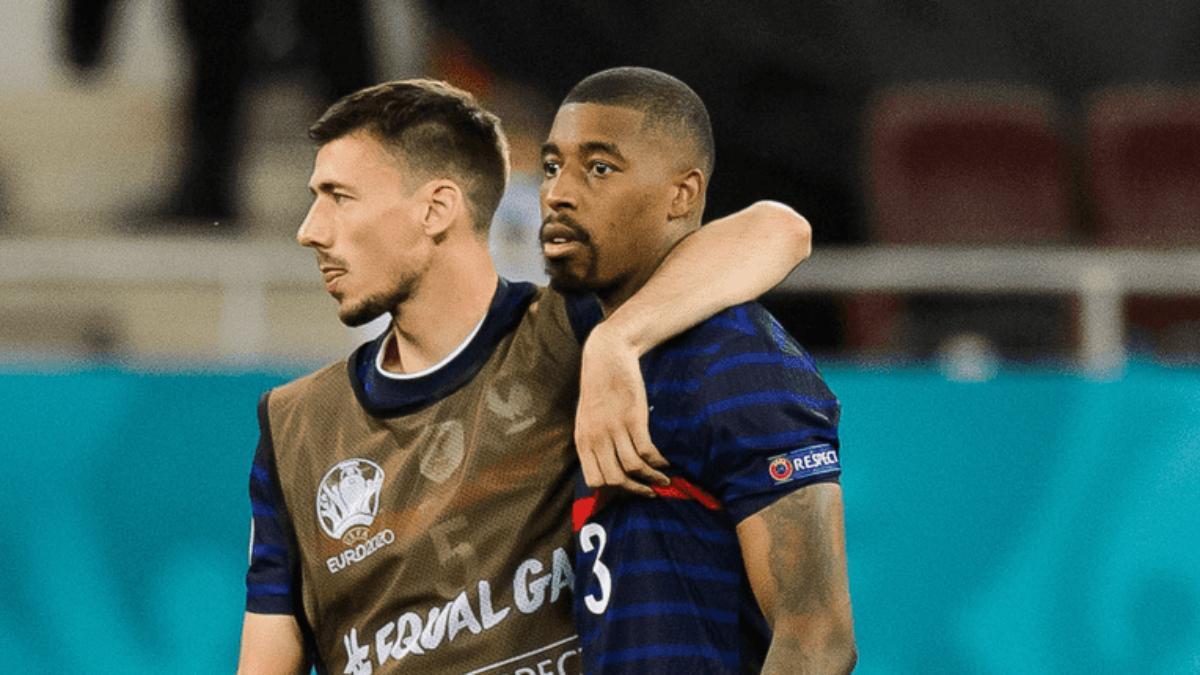 Clément Lenglet junto a su compañero de selección, Kimpembe