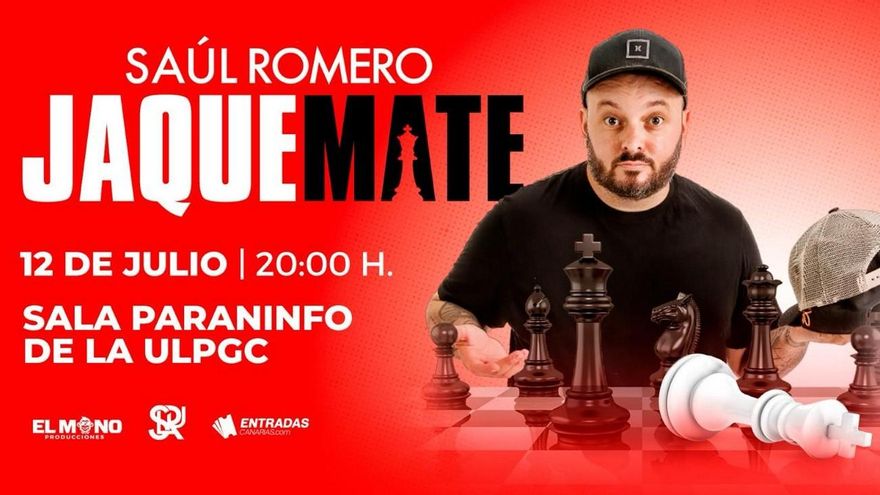 Saúl Romero presenta su nuevo espectáculo &#039;Jaque Mate&#039; en el Paraninfo de la ULPGC