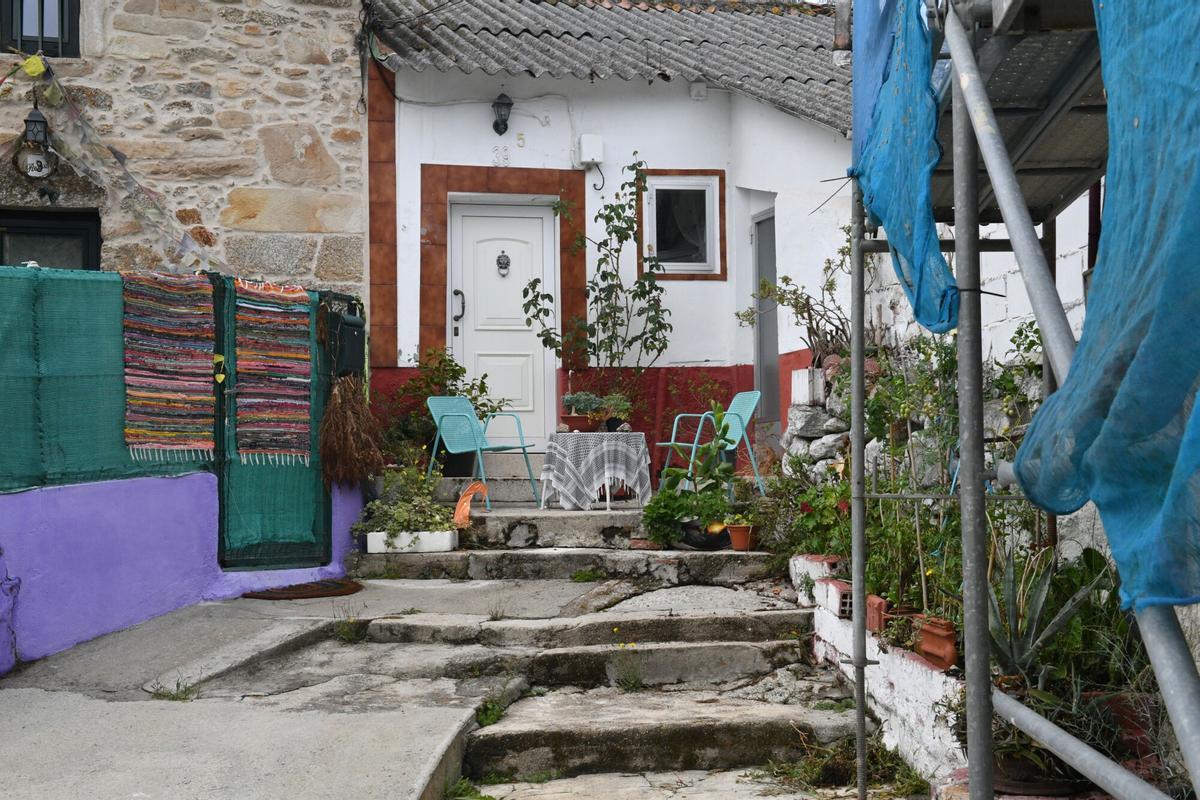 Una de las viviendas renovadas en esta zona de Visma.