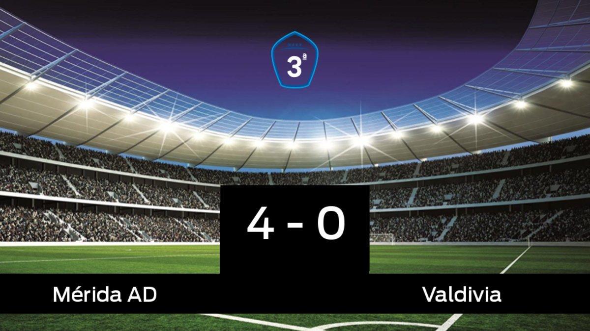 El Mérida AD derrotó al Valdivia por 4-0