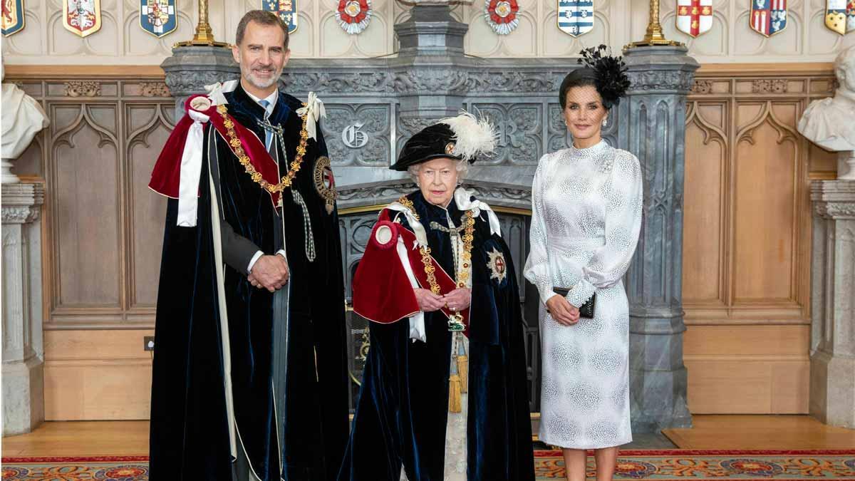 Felipe VI es ordenado caballero de la Jarretera en Windsor