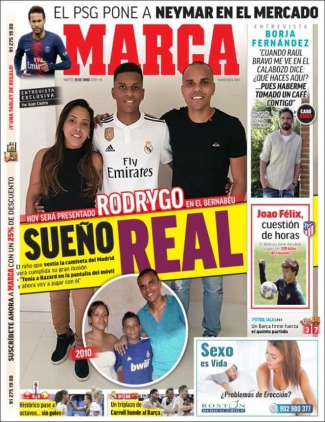 Portada de MARCA del 18 de junio