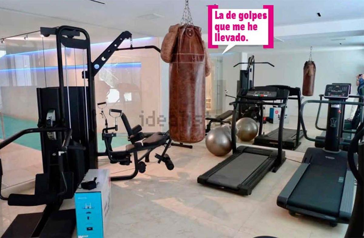 Gimnasio de la casa de 'La finca' de Sara Carbonero e Iker Casillas