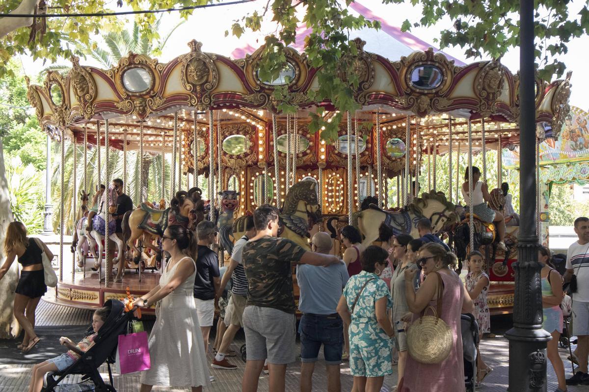 Ambiente en la última Fira de Xàtiva.