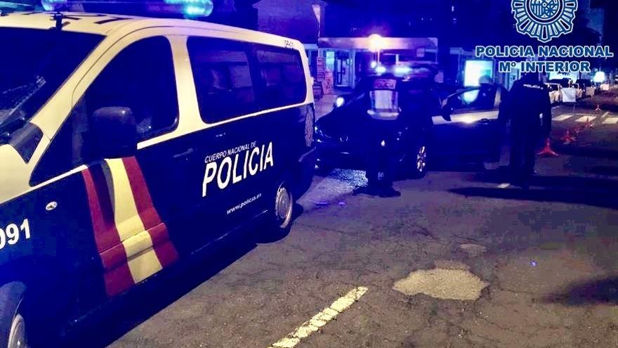 Control de la Policía Nacional.