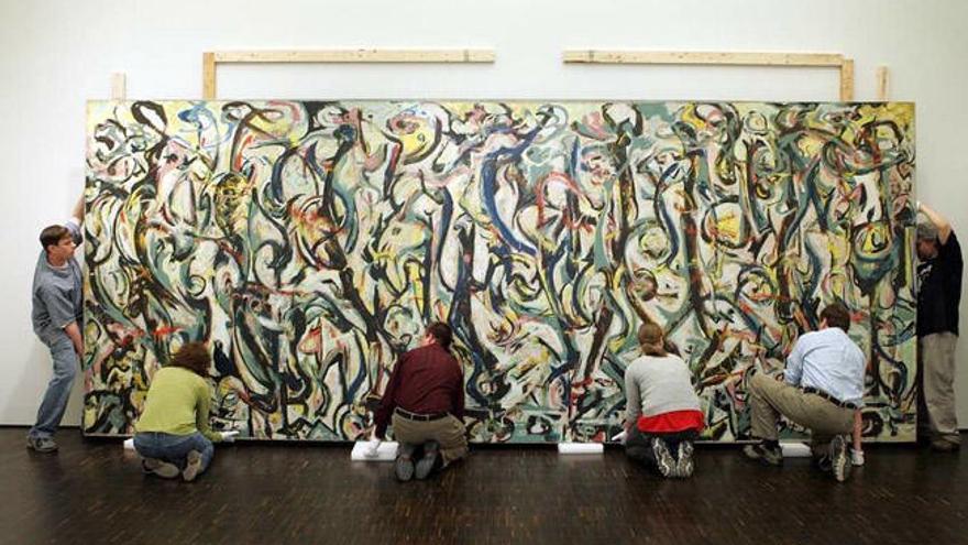 Últimos días para visitar &#039;Mural&#039; de Pollock y &#039;Juego de ojos&#039; en el Museo Picasso Málaga