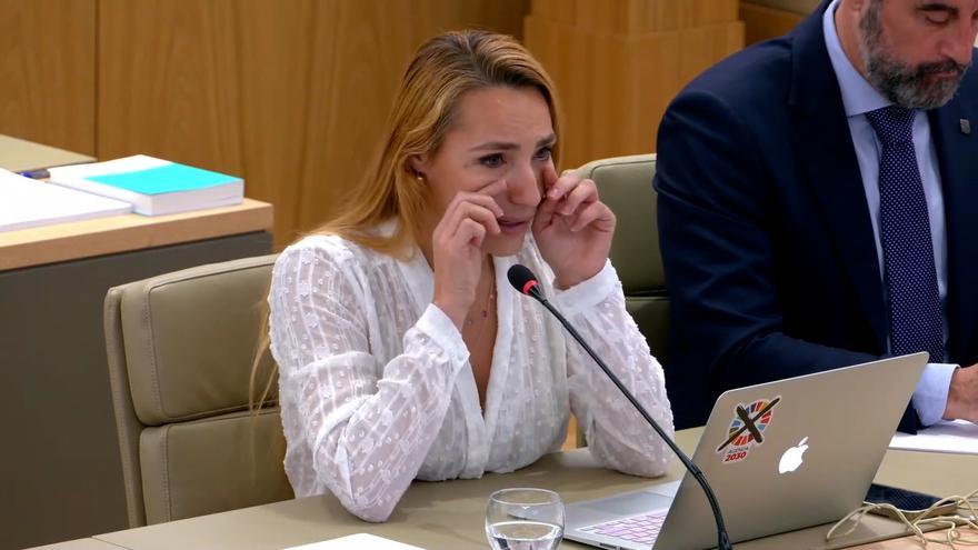 Patricia de las Heras rompe a llorar y acusa a Negueruela de "pedir la violencia" contra Vox