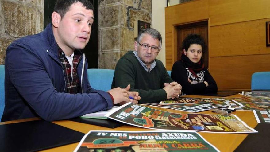 Pablo Romeo, Manuel Cuiña y María José Fernández presentaron la programación. // Bernabé/Javier Lalín