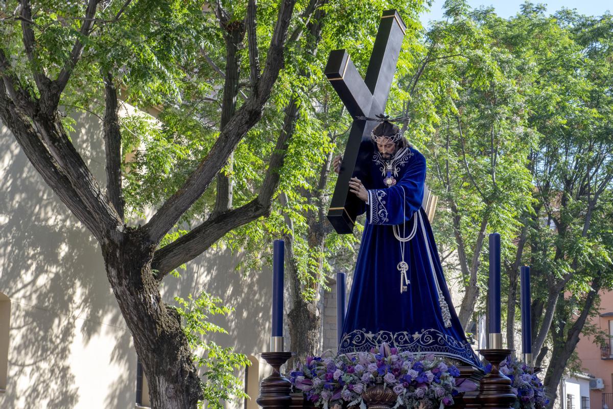 'El Abuelo' de Jaén, este pasado 1 de mayo, en procesión de rogativas para que llueva.