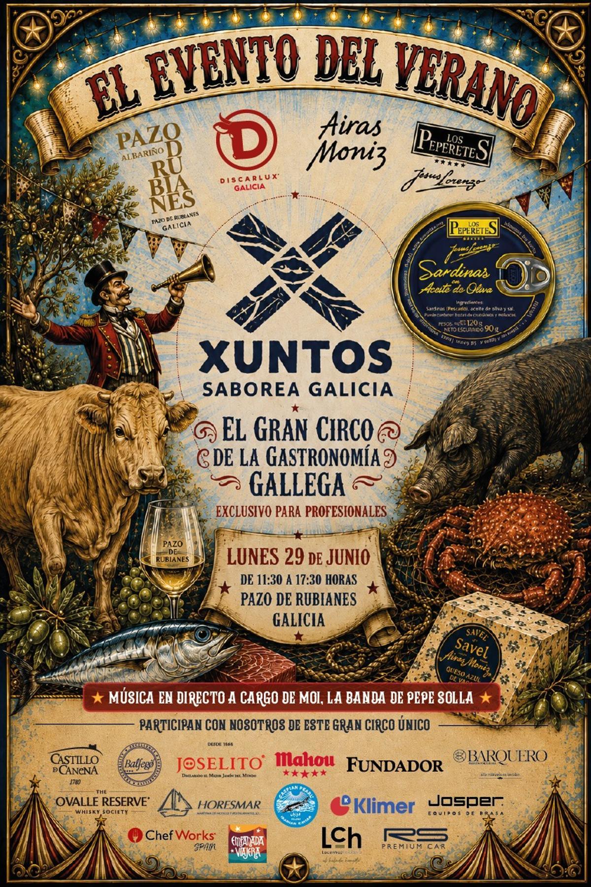 El cartel del evento.