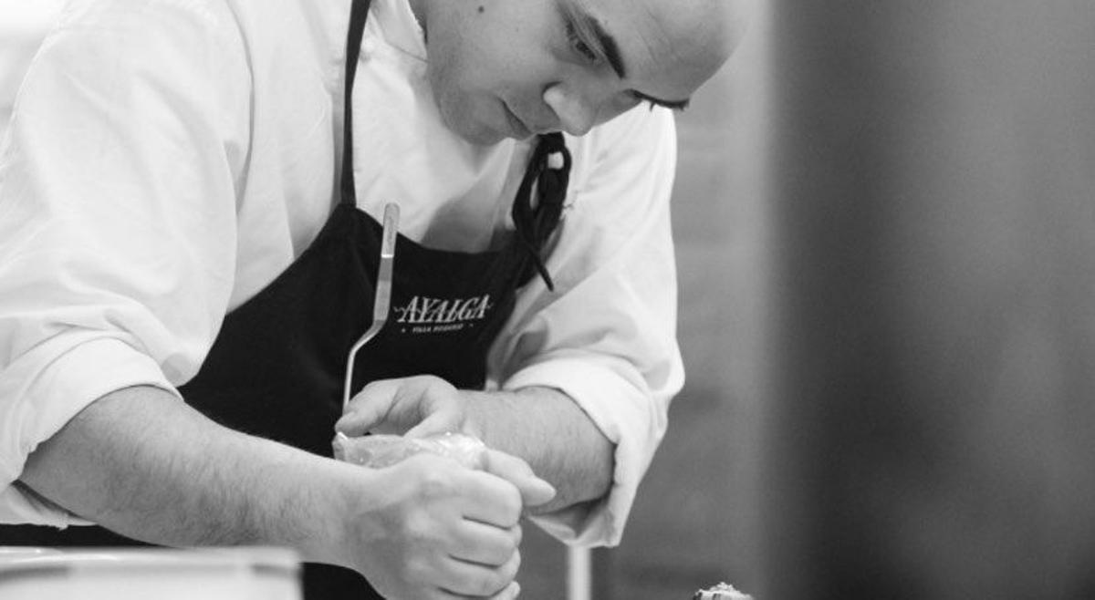Israel Moreno, jefe de cocina de Ayalga