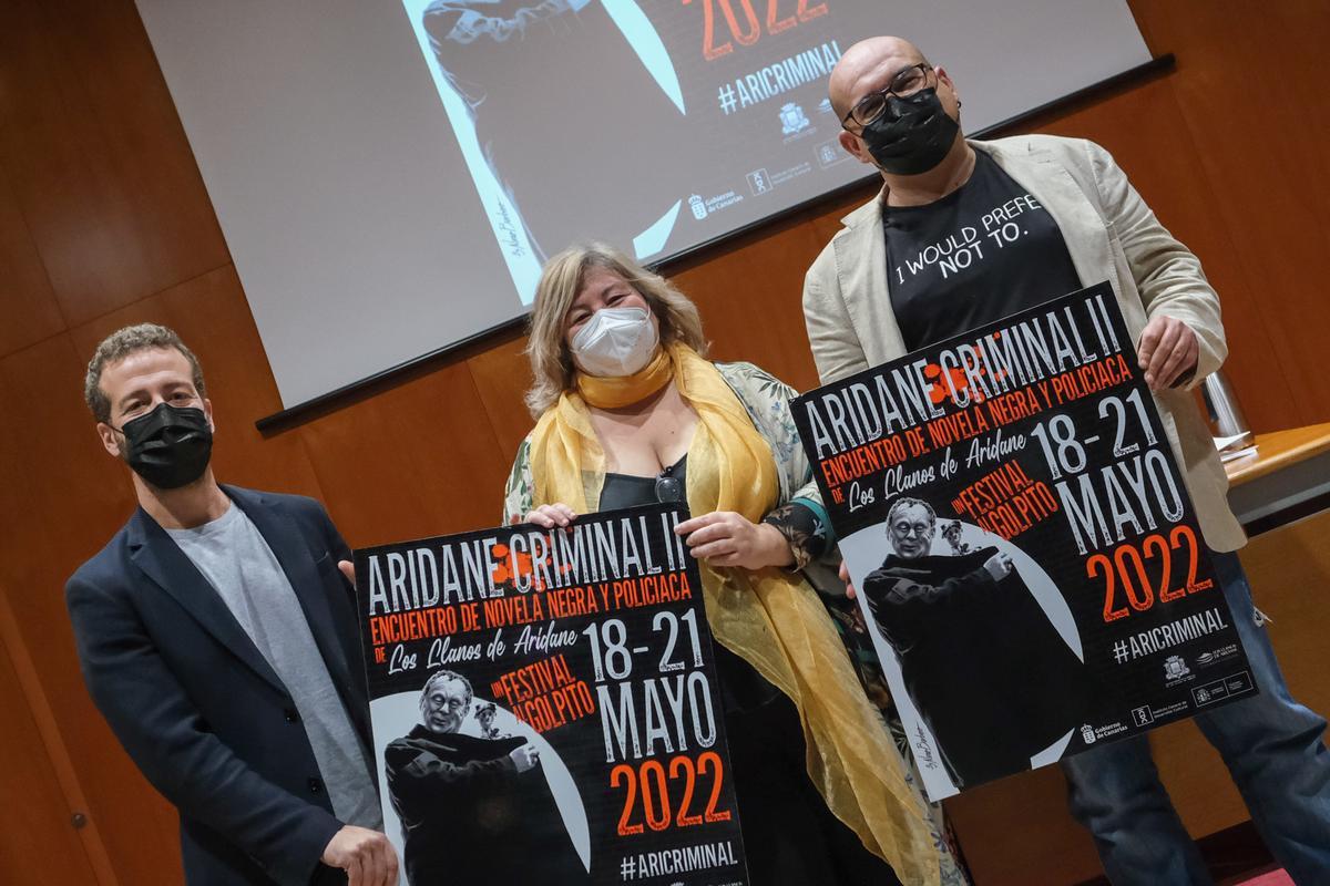 Presentación del encuentro de novela negra y policiaca 'Aridane Criminal'