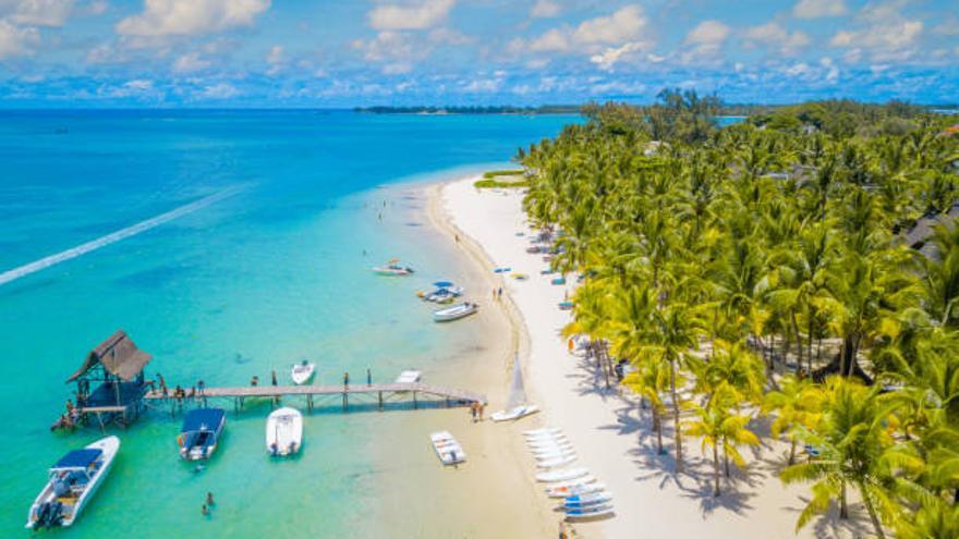 Playa en Isla Mauricio.