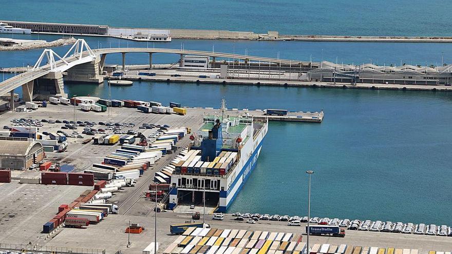 Imatge del moll de creuers del port de Barcelona el mes de maig passat