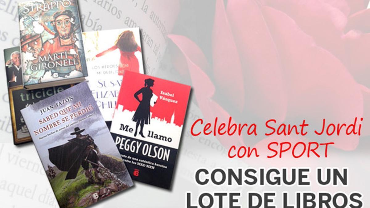 Celebra Sant Jordi con SPORT y gana un lote libros