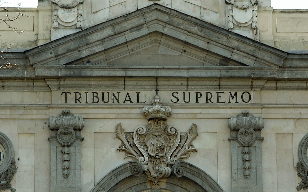 Fachada del Tribunal Supremo.