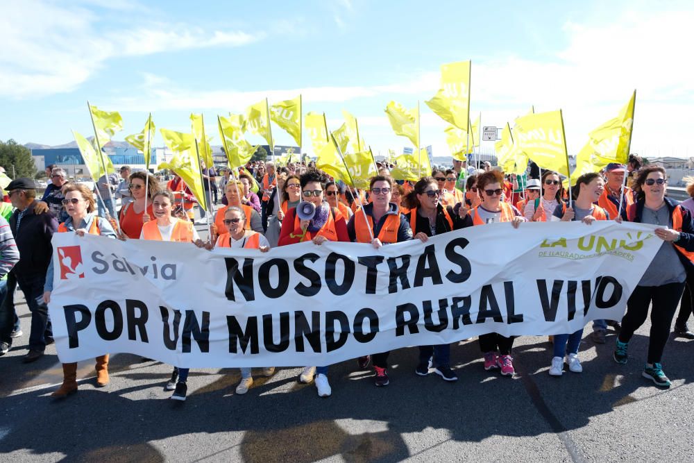 Tractorada en defensa del campo alicantino