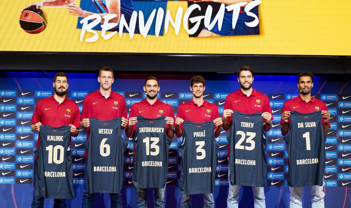 Las declaraciones de los nuevos fichajes del Barça de baloncesto