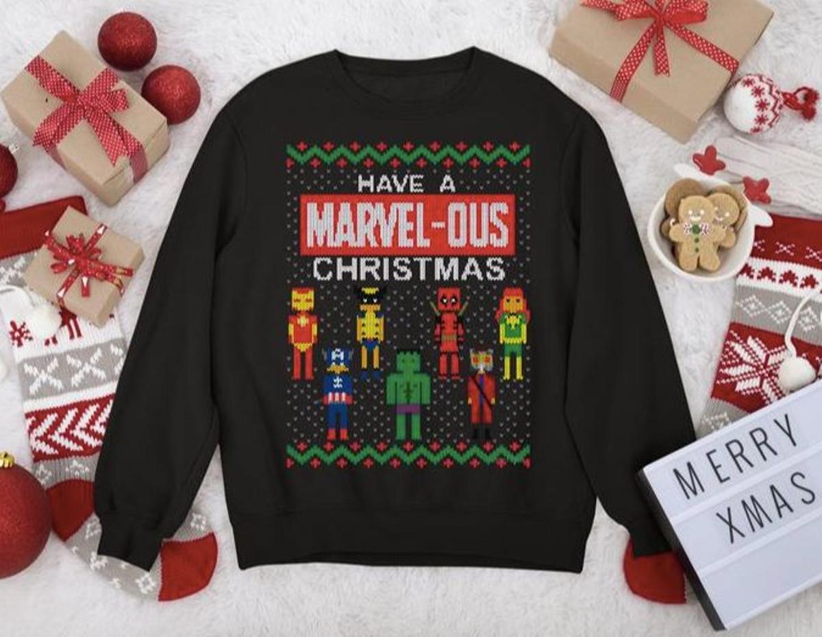 Jersey navideño de Marvel