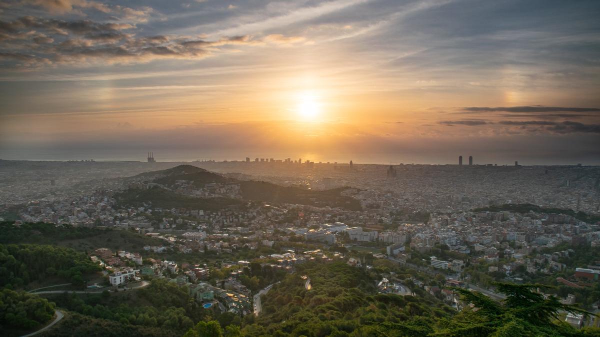 Amanecer de Barcelona