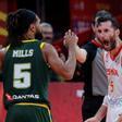 Rudy Fernández y Patty Mills, cara a cara en el Mundial de 2019