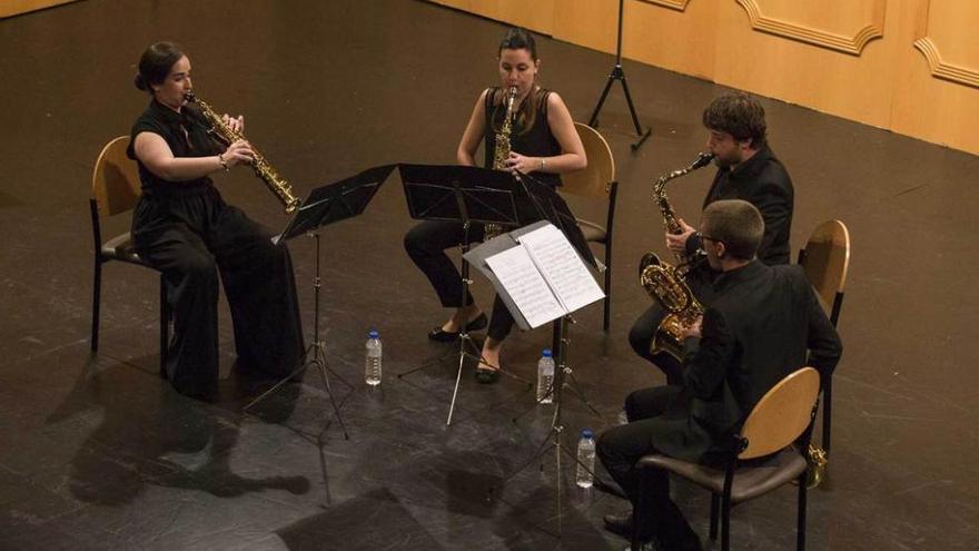 &quot;Zirqum Quartet&quot;, en un reciente concierto en el teatro Filarmónica.