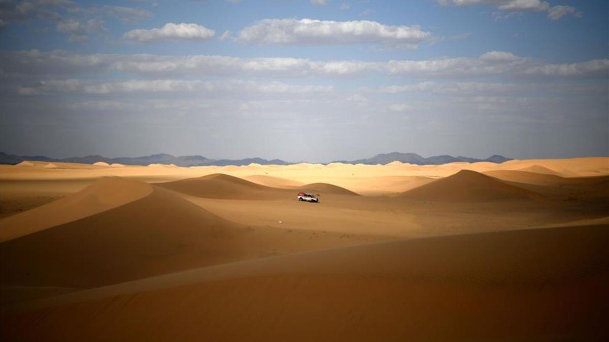 Una imagen del desierto de Arabia Saudí