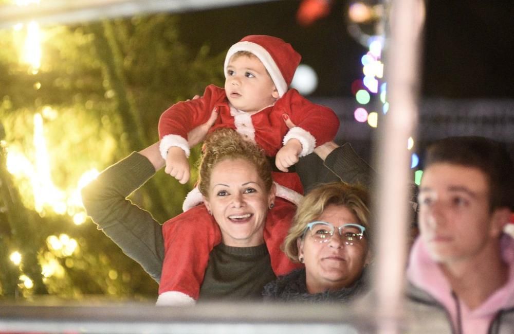 Encendido del árbol de la Circular en Murcia