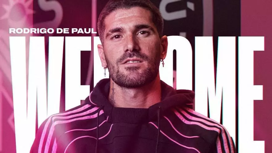 Así presentó el inter de Miami a Rodrigo de Paul