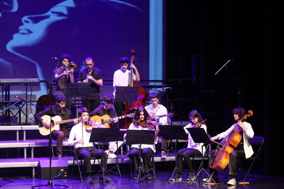 Imagen de archivo de un concierto de alumnos de la EMMCA de L'Hospitalet.