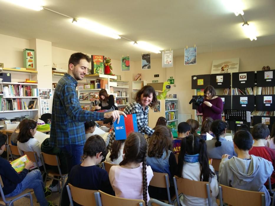 Alumnes de l'escola Puigberenguer creen un conte sobre els refugiats