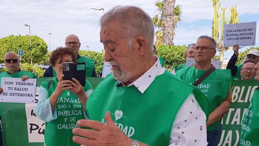 Un paciente de 81 años espera dos años a ser operado de un quiste maligno en el Hospìtal de Torrevieja