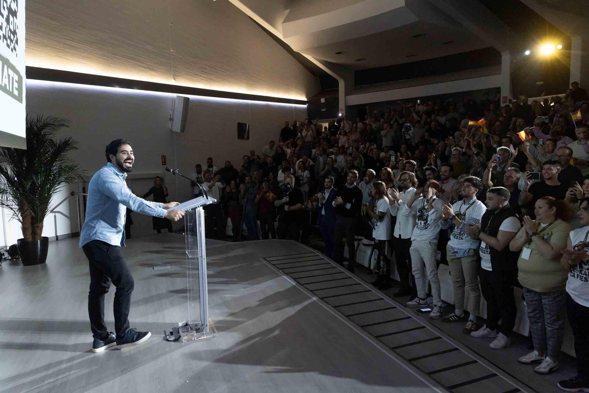 Mitin de Alvise en Alicante