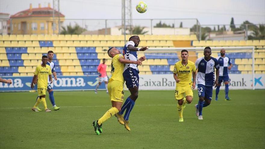 El Villarreal B perdona y el Ebro le sorprende al final