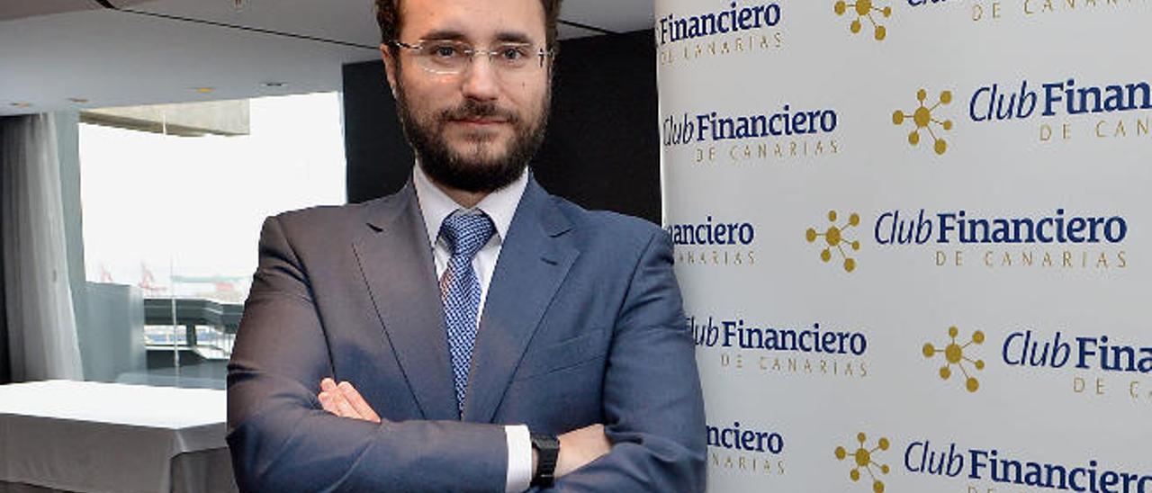 El jefe de Análisis de Intermoney, Francisco Vidal, posa para la entrevista.