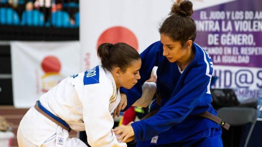 Miriam Silvares, en acción durante la Fase Final del Campeonato de España.