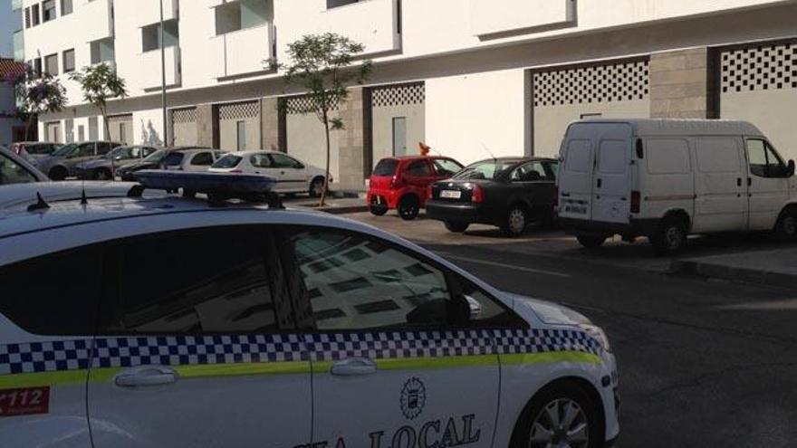 Una de las vigilancias en la calle Virgen del Pilar.