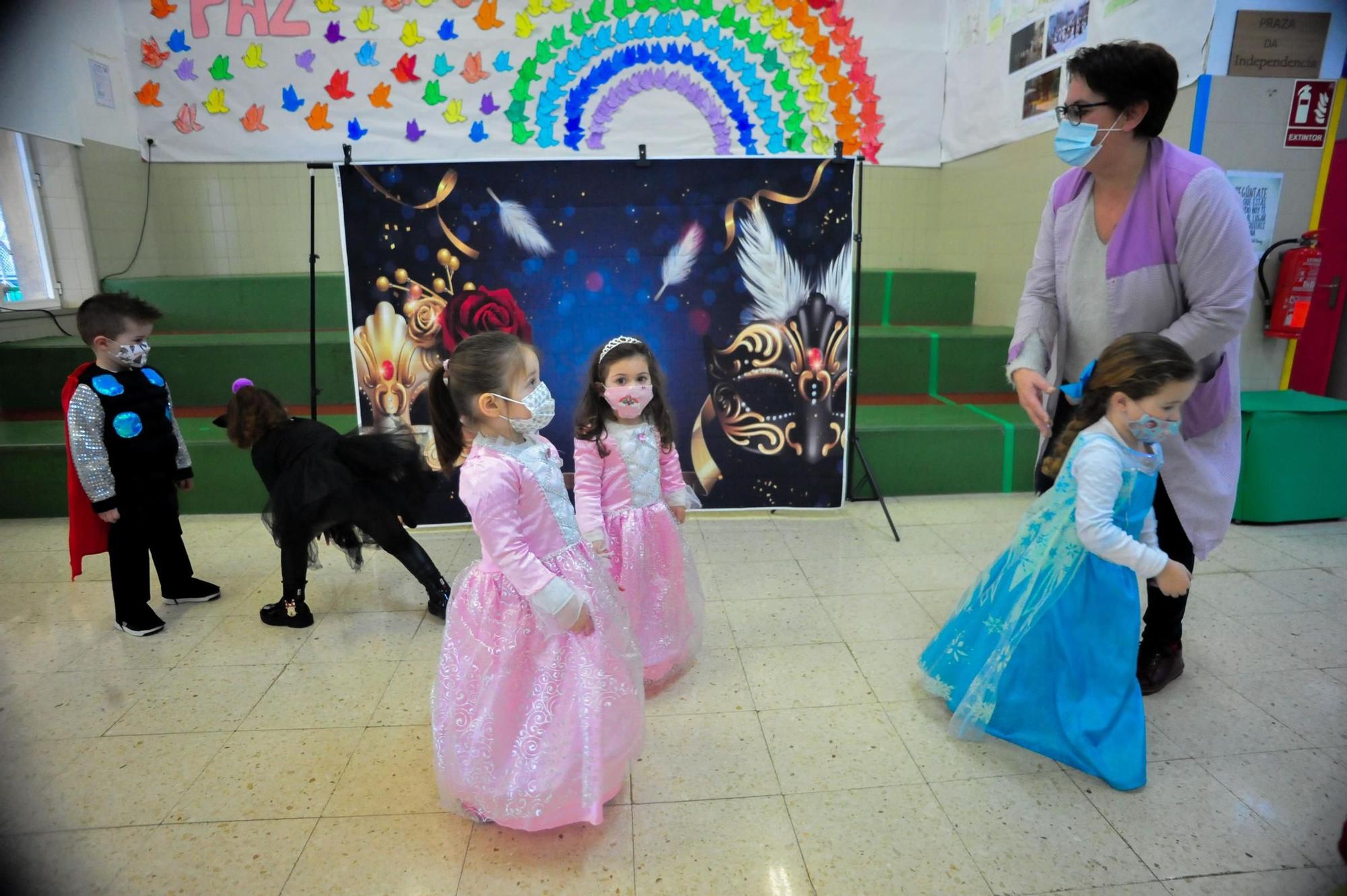 Carnaval infantil en los colegios de Vilagarcía